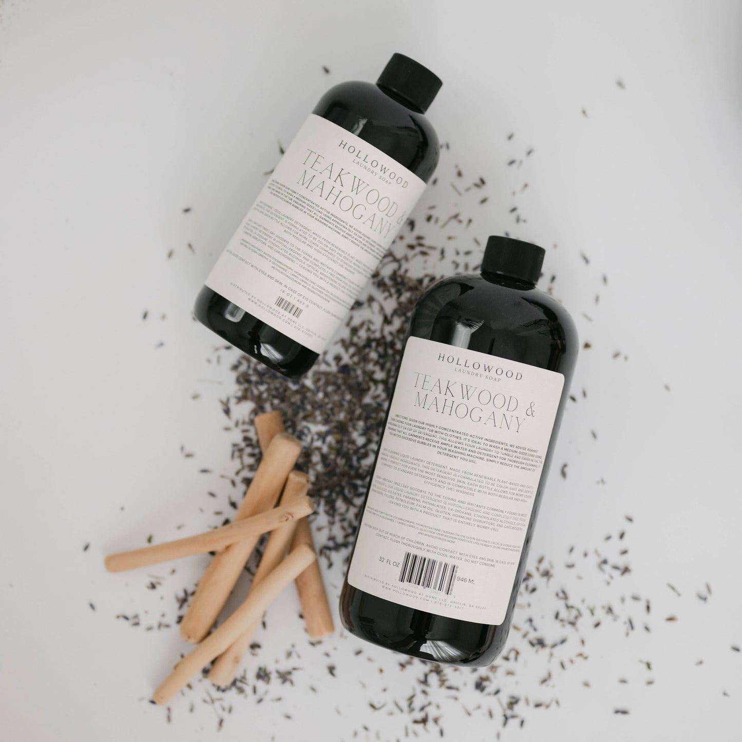 TEAKWOOD & MAHOGANY | LUXURY LIQUID LAUNDRY SOAP: 4 OZ