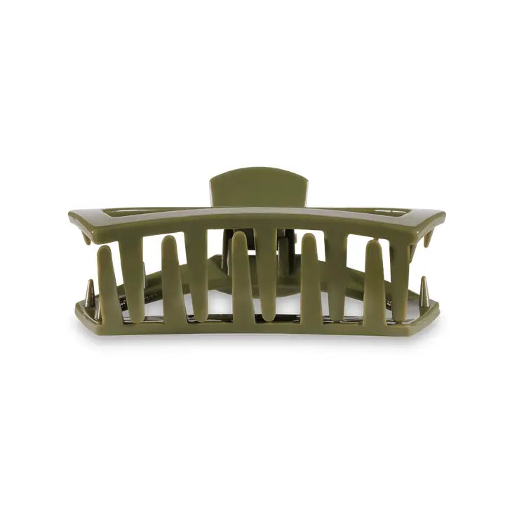 Teleties Olive Medium Open Hair Clip