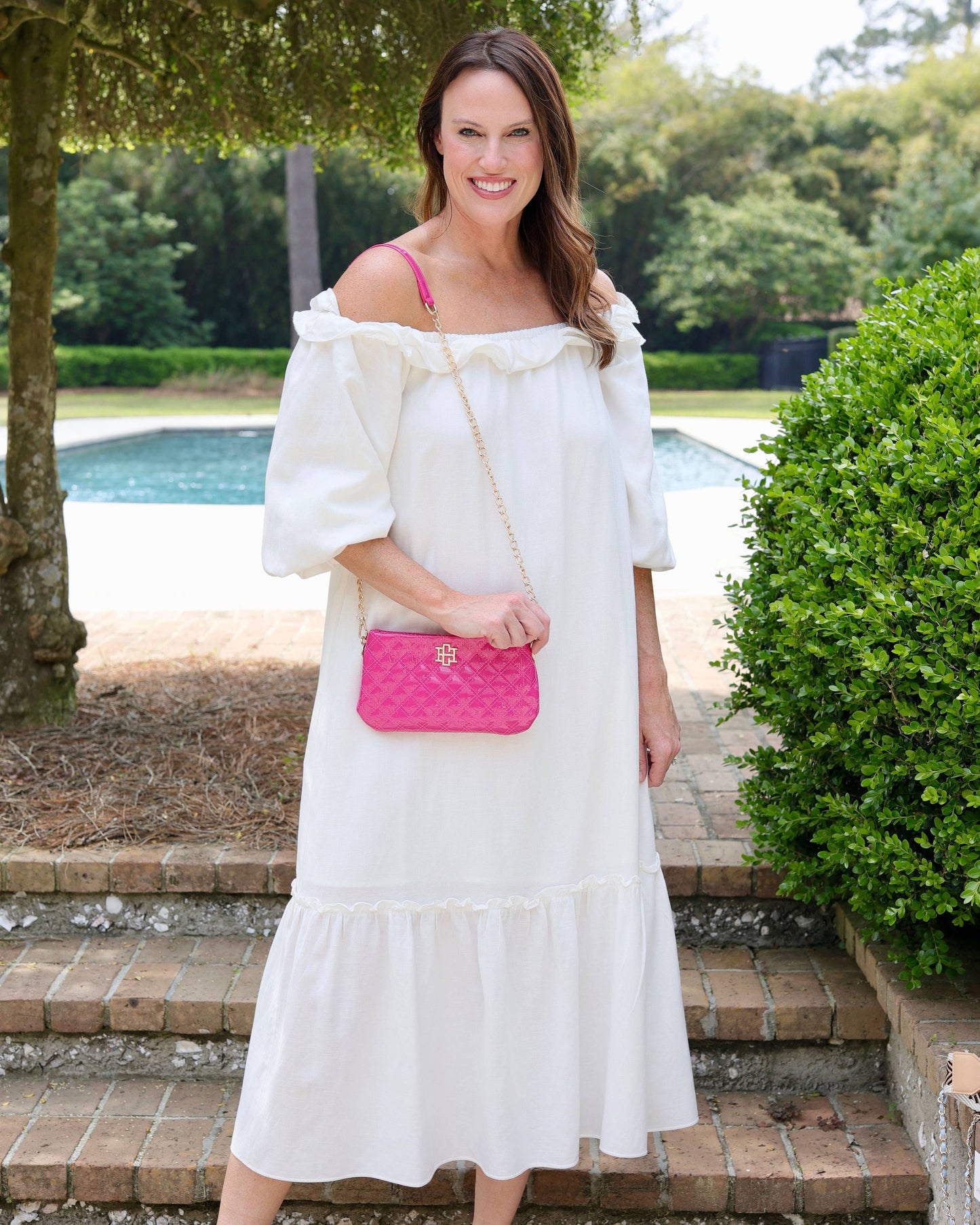 Livi Crossbody Hot Pink Patent