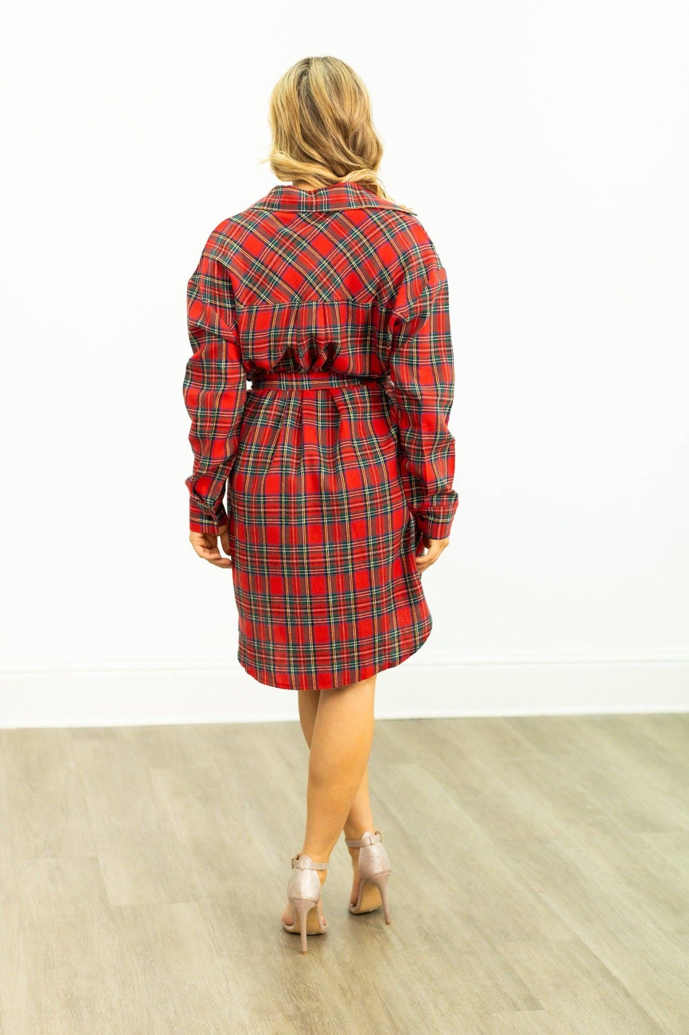 Red Flannel Dress