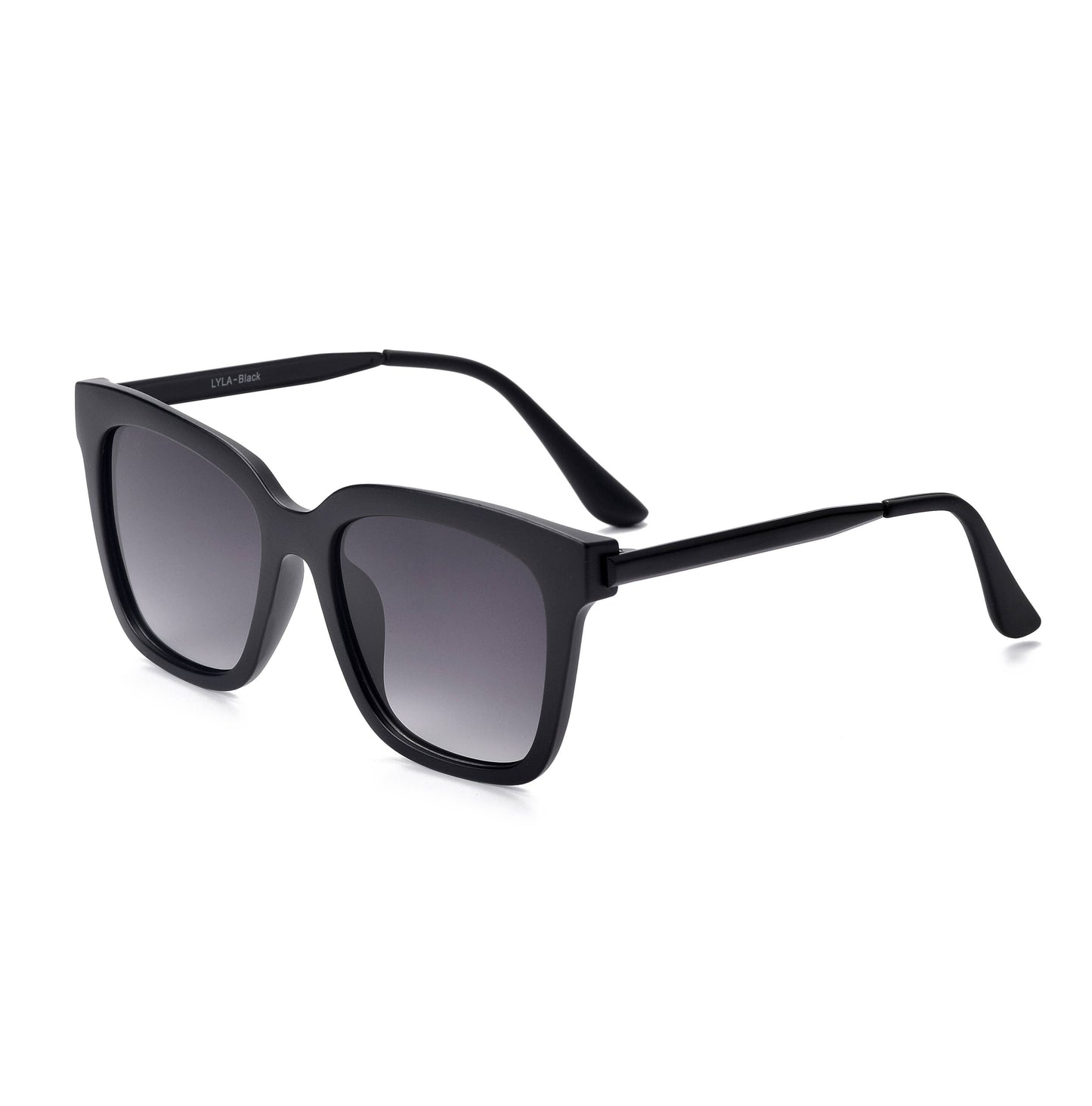 Lyla - Polarized Medium Cat Eye Sunglasses: Hot Pink