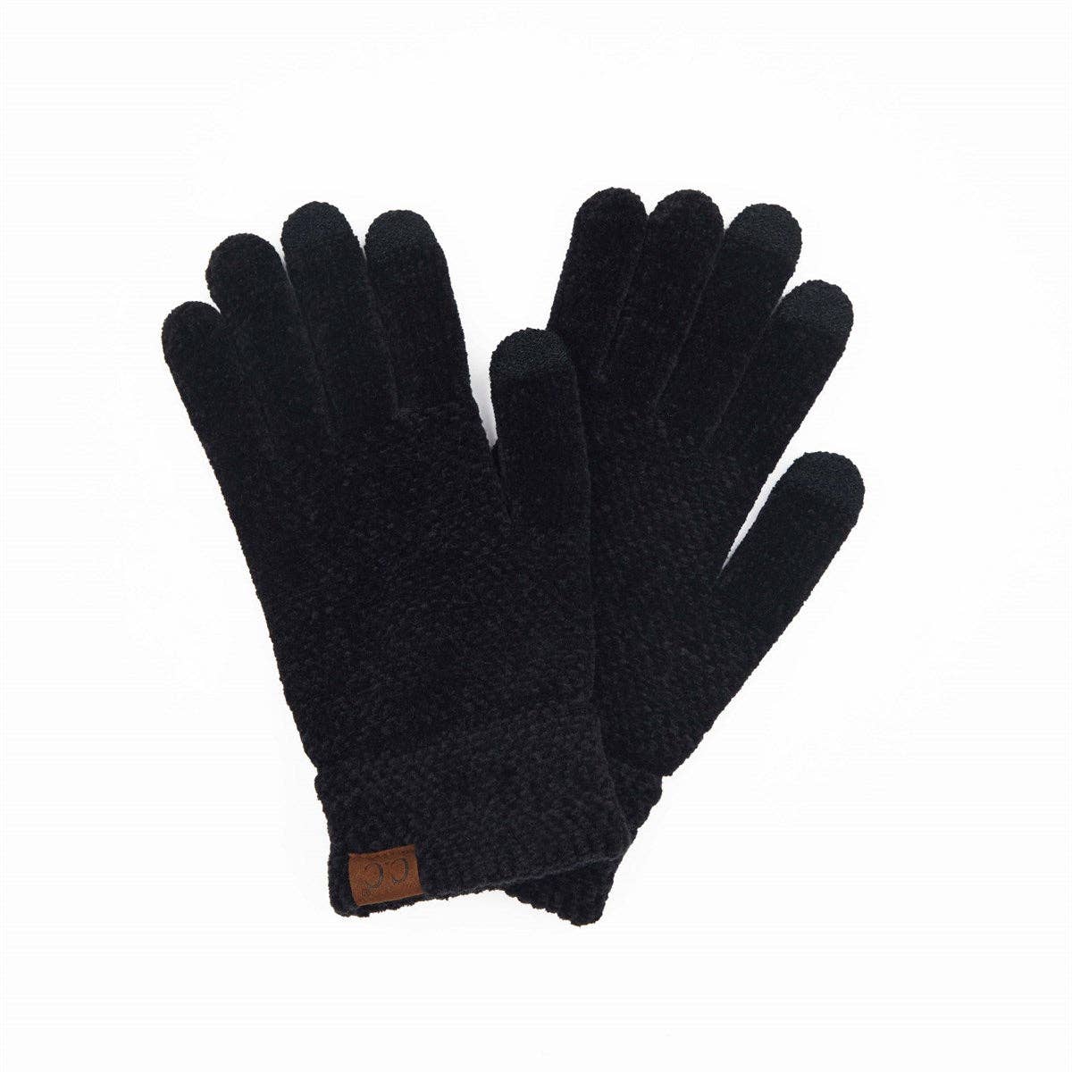 CC Chenille Touchscreen Glove ( G-9016 ): Light Melange Grey