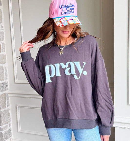 Pray. Puff Sweatshirt