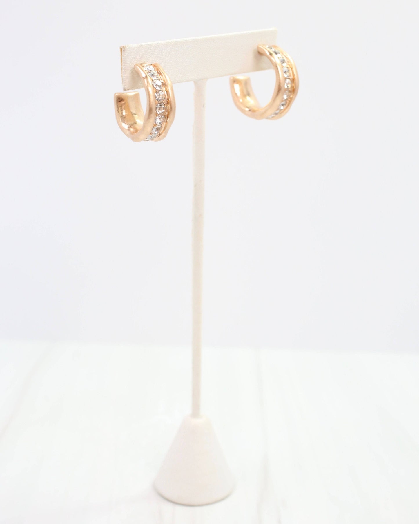 Katarina Hoop Earring Worn Gold