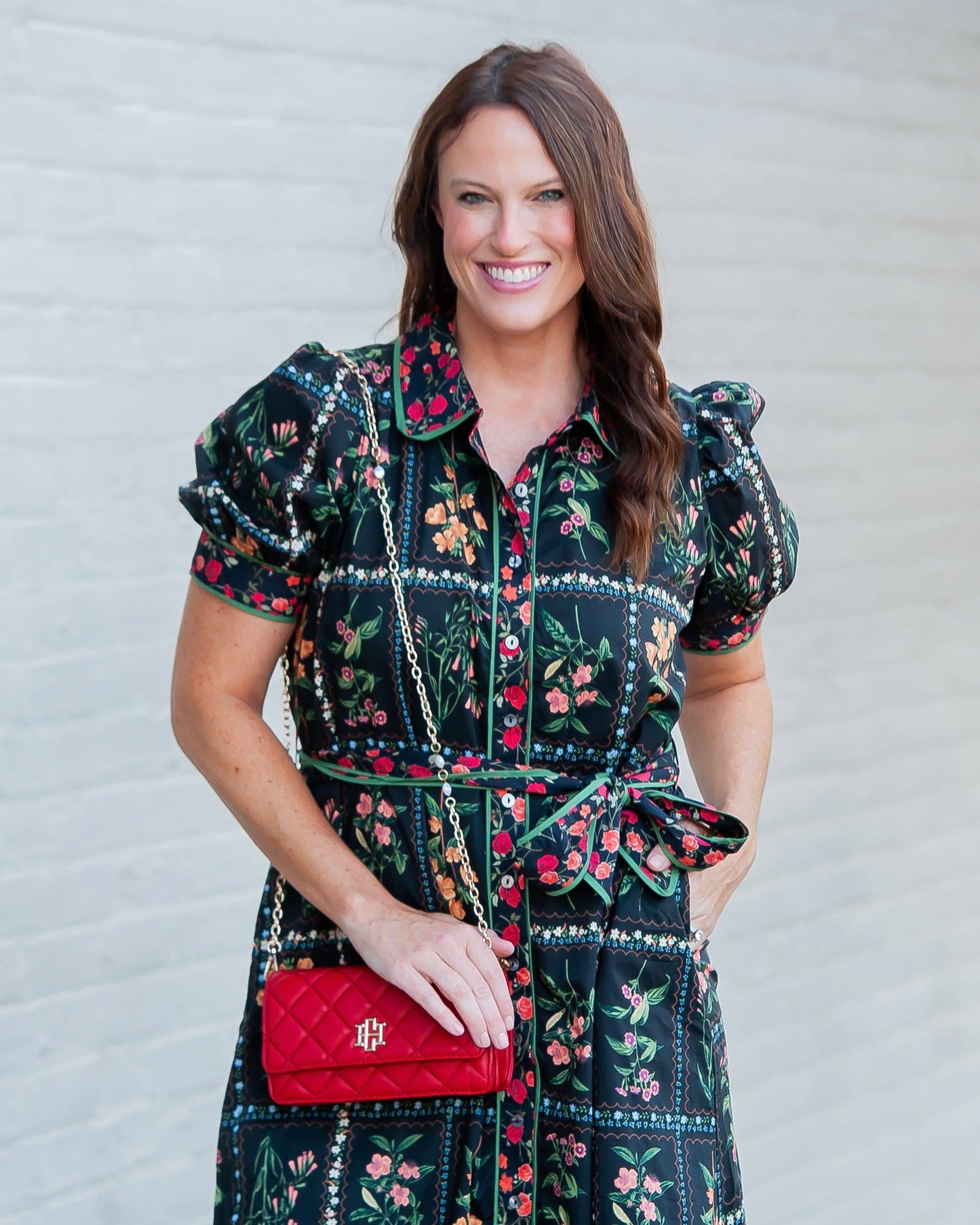 Brynleigh Clutch Crossbody Red