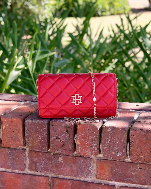 Brynleigh Clutch Crossbody Red
