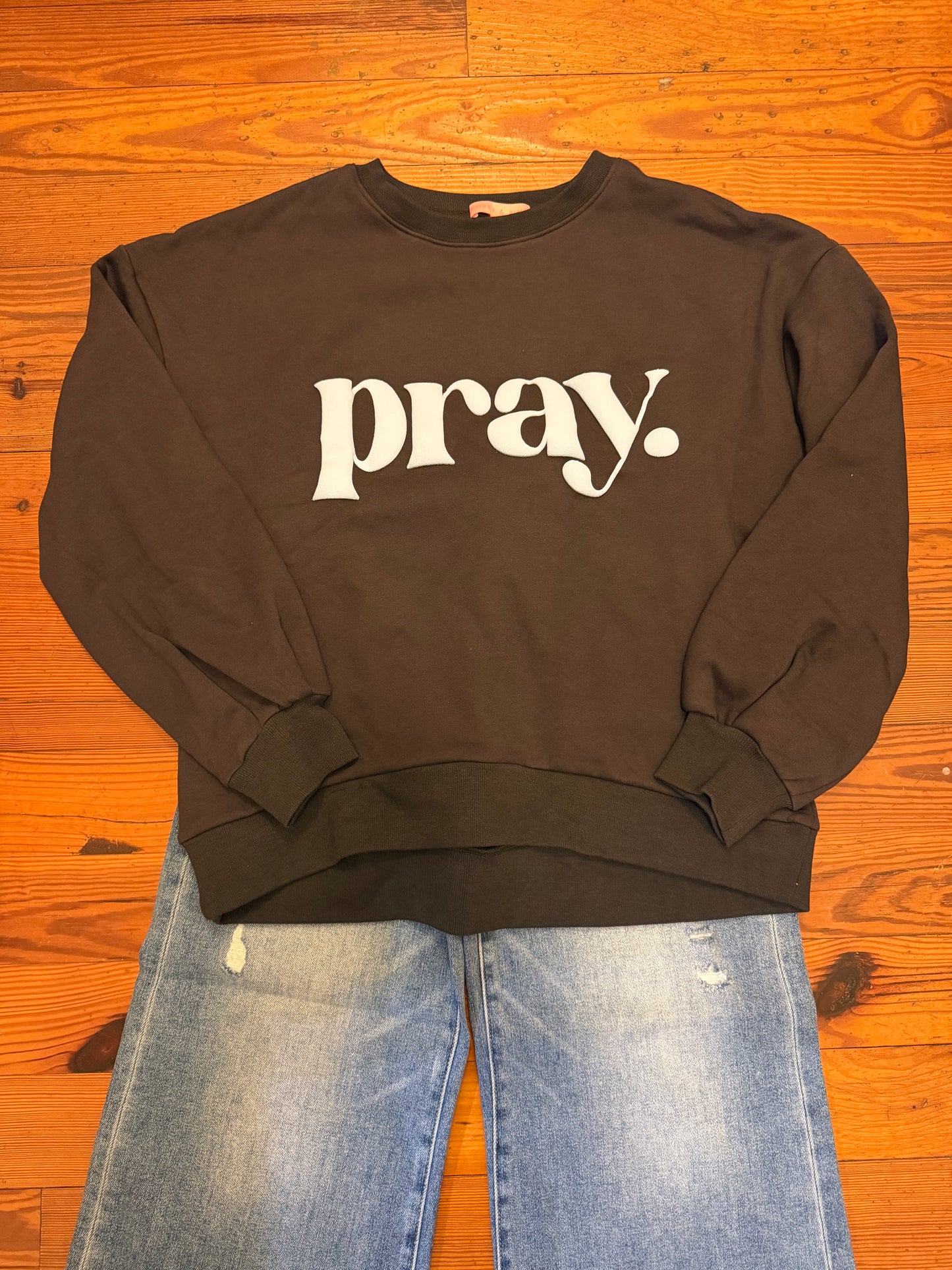 Pray. Puff Sweatshirt