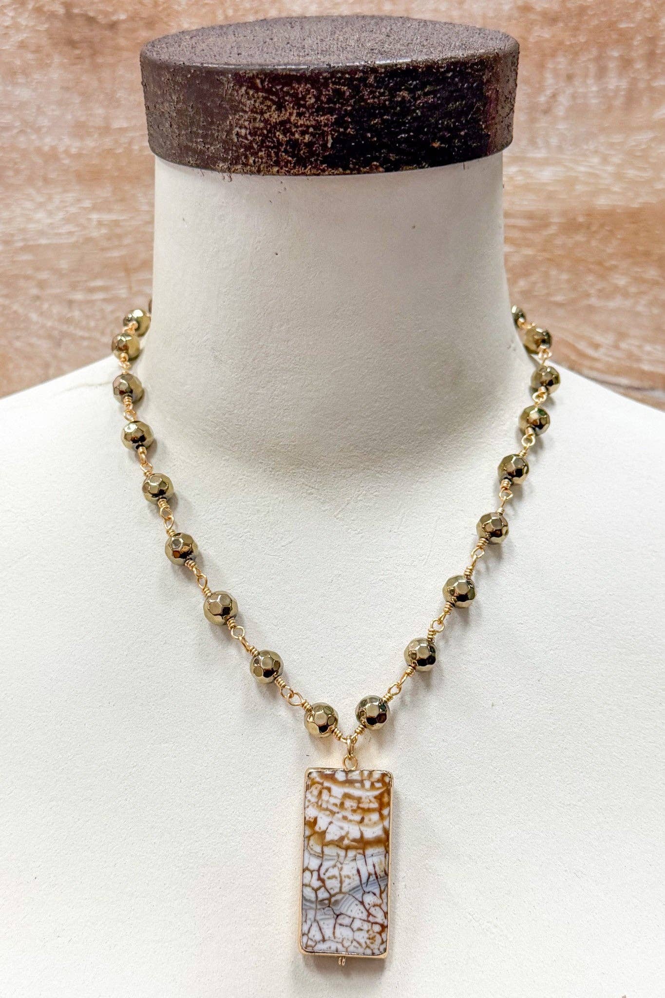 Talus Gold Necklaces: Gold Earth