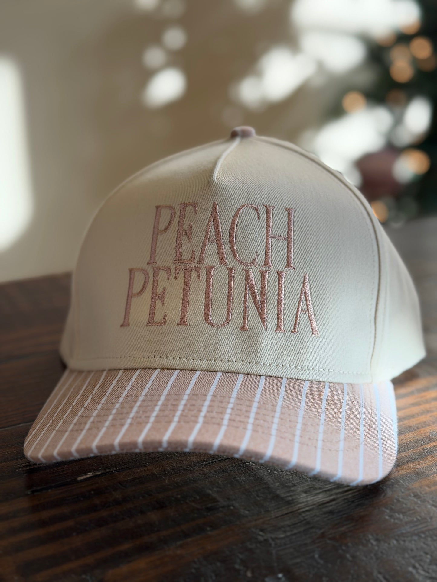 Peach Petunia Hat
