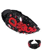 Dogs Sequin Headband
