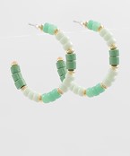 Multi Shape Bead Hoops