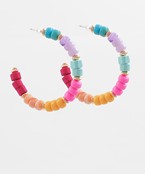 Multi Shape Bead Hoops