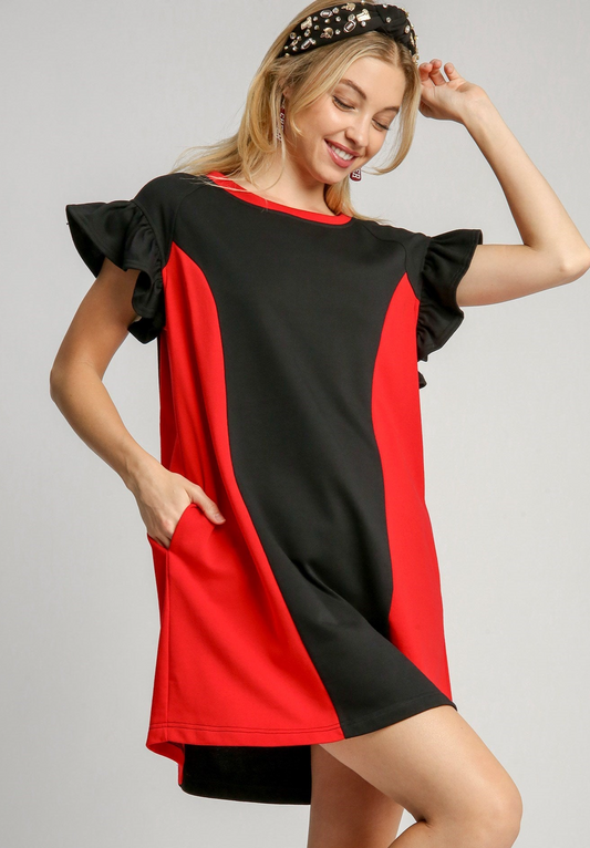UGA Colorblock Dress