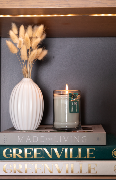 8oz Jar Candle - Amber & Emerald
