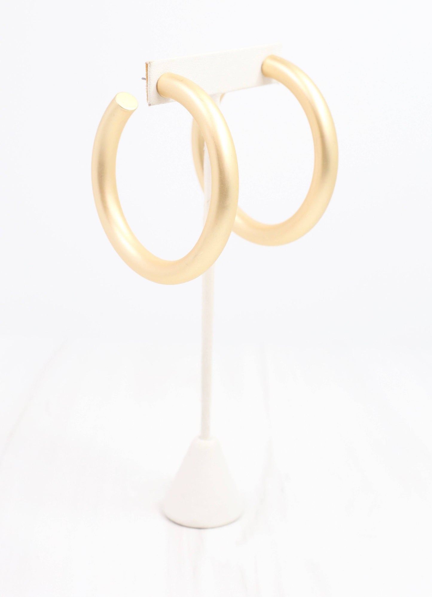 Chantell Hoop Earring Matte Gold