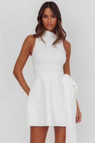 Boat Bodice Mini Dress