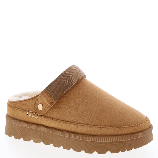 Top Moda ADAM Women Fur Lining Back Strap CozySlippers