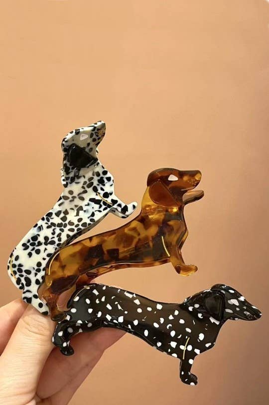 TRENDING DOG SERIES - DOG HAIR CLAW CLIPS |TORT