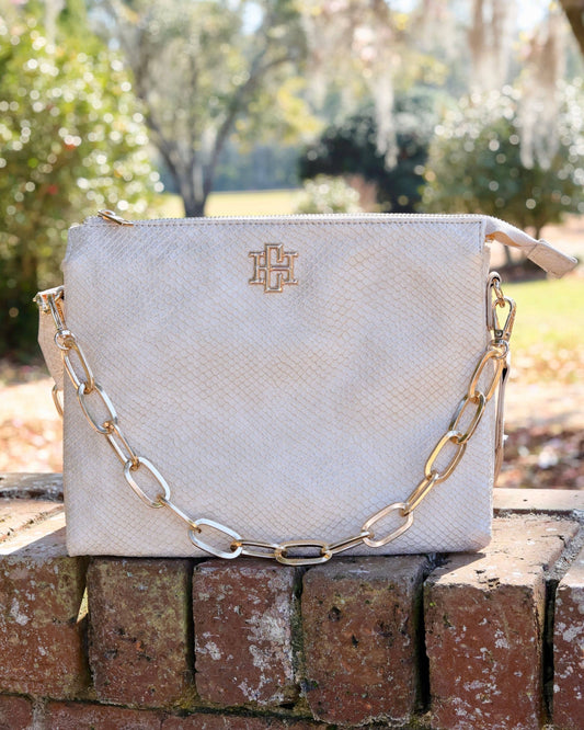 Ariana Crossbody Shimmer Champagne: Default