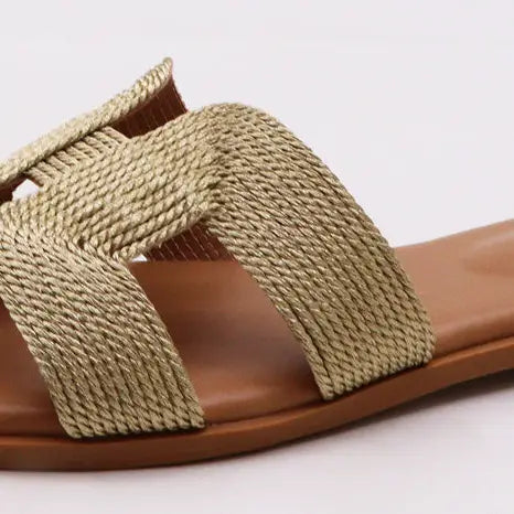 Braided Cutout Sandals