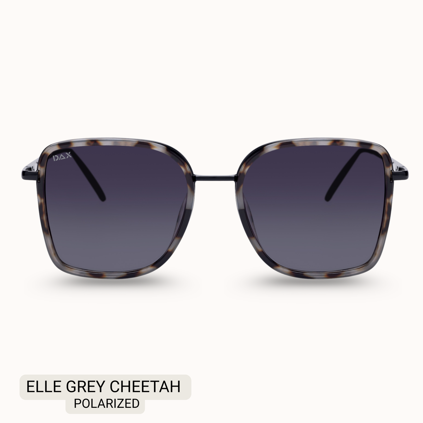 Elle - Women's Polarized Oversized Sunglasses: Brown
