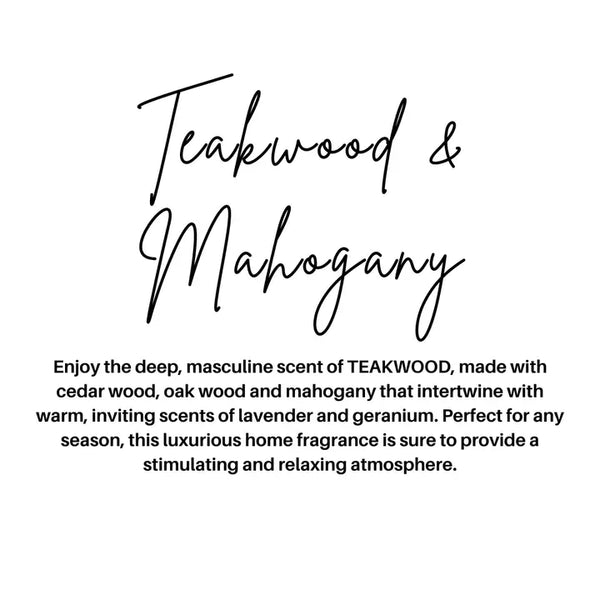 Teakwood & Mahogany | Laundry Soap | 4oz