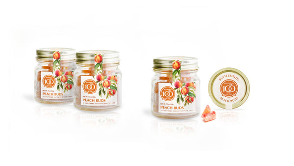Peach Buds in a Mason Jar - 7.3oz