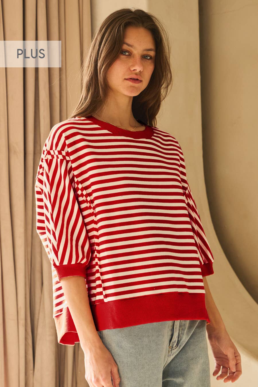 Striped Knit Top