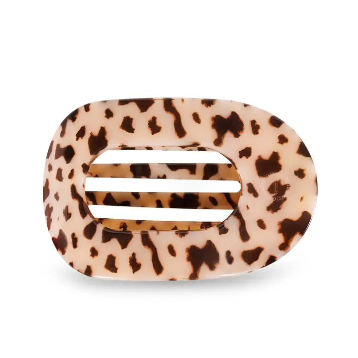 Teleties Blonde Tortoise Large Flat Hair Clip
