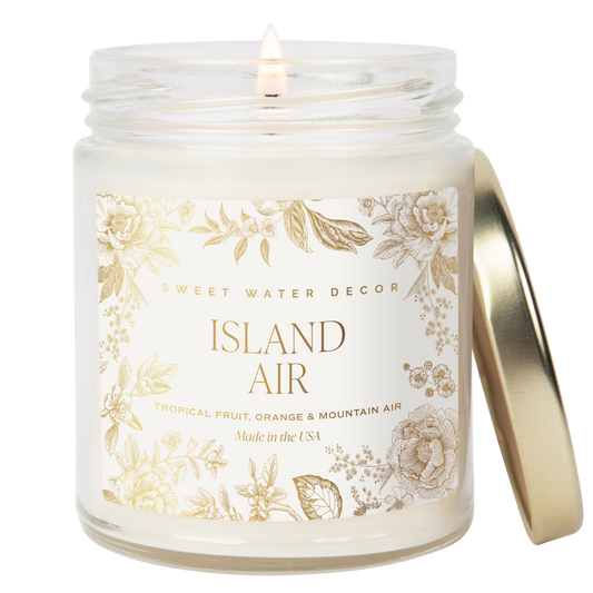 *NEW* Island Air 9 oz Soy Candle - Home Decor & Gifts