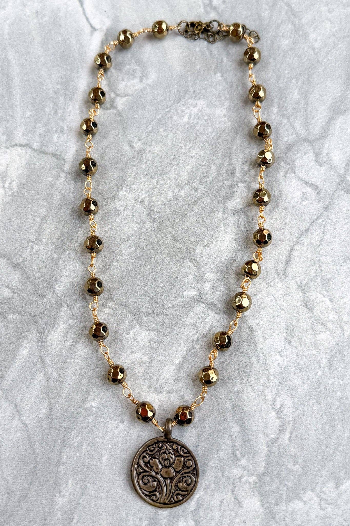 Talus Bronze Necklaces: Bronze Star