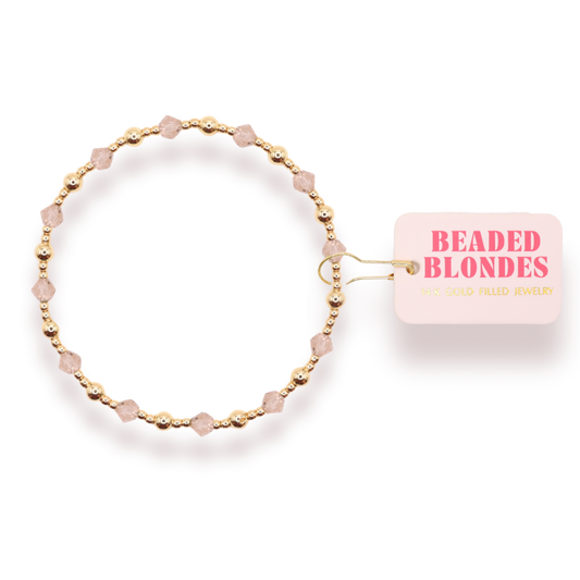 Champagne June Bracelet: Standard 6.75 inch