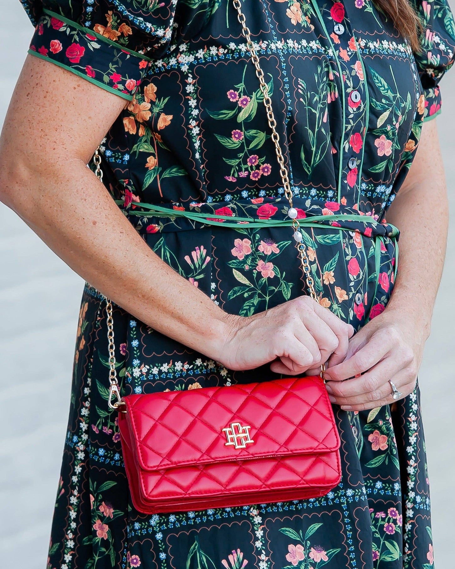 Brynleigh Clutch Crossbody Red
