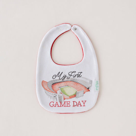 My First Game Day - Georgia Organic Cotton Baby Bib