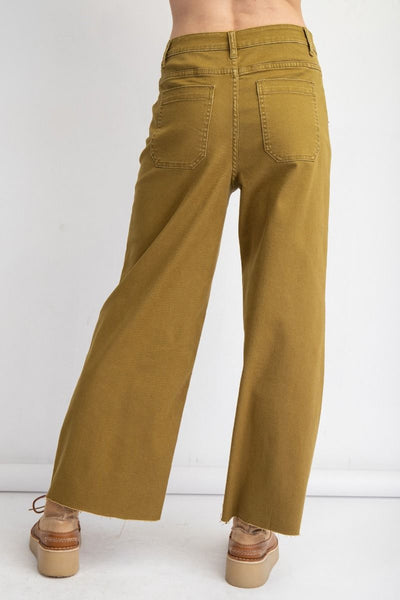 Soft Washed Twill Stretch Pants