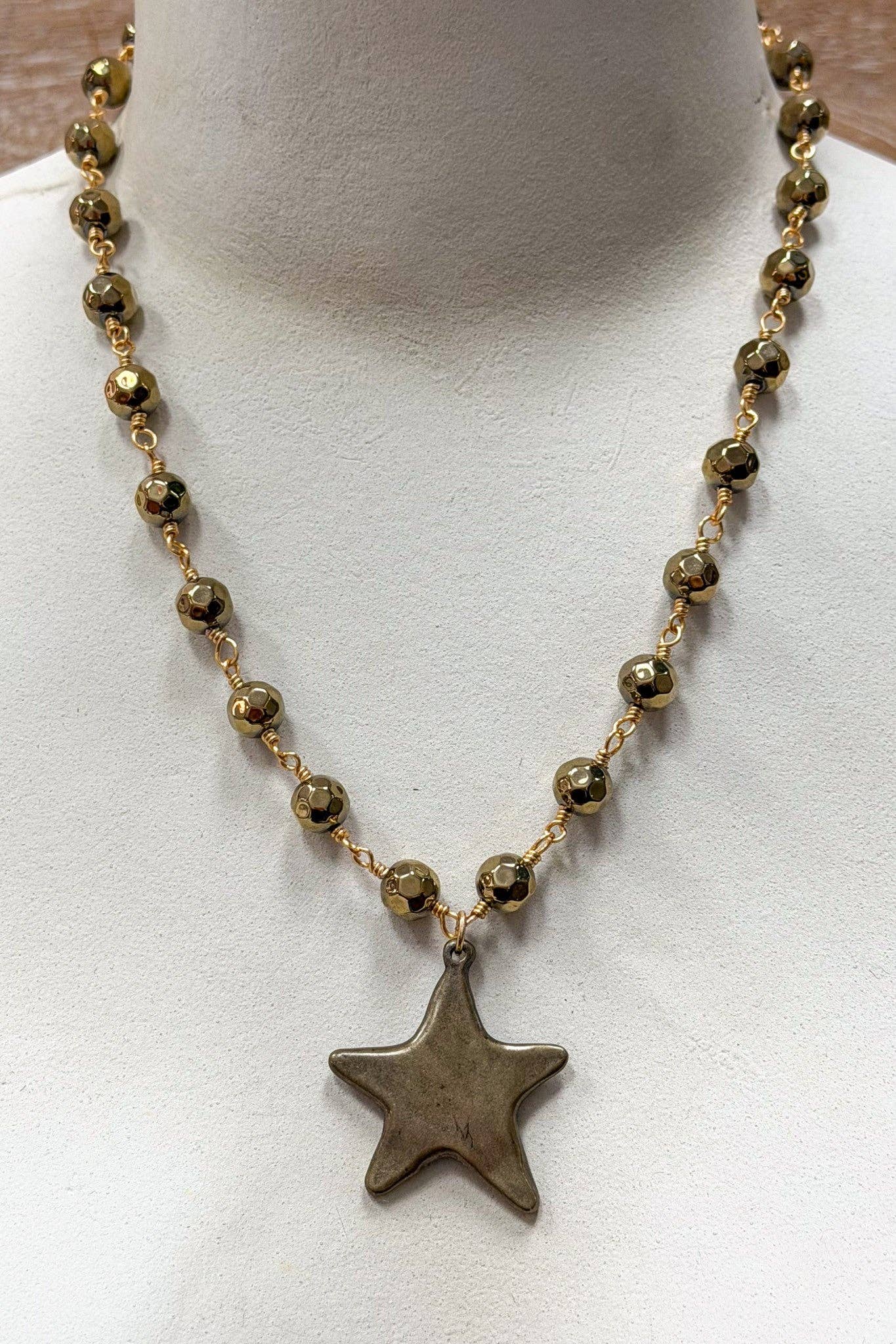 Talus Bronze Necklaces: Bronze Star