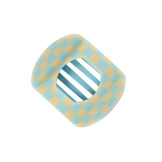 Jumbo Lay Flat Oval Hair Claw Clip: MINT