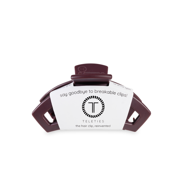 Open Burgundy Bliss Tiny Hair Clip