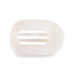 Teleties Coconut White Large Flat Hair Clip