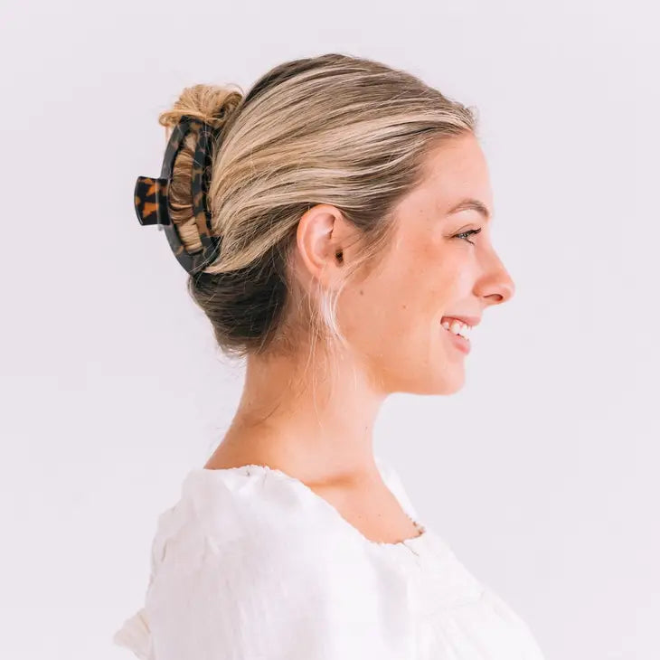 Teleties Tortoise Open Hair Clip