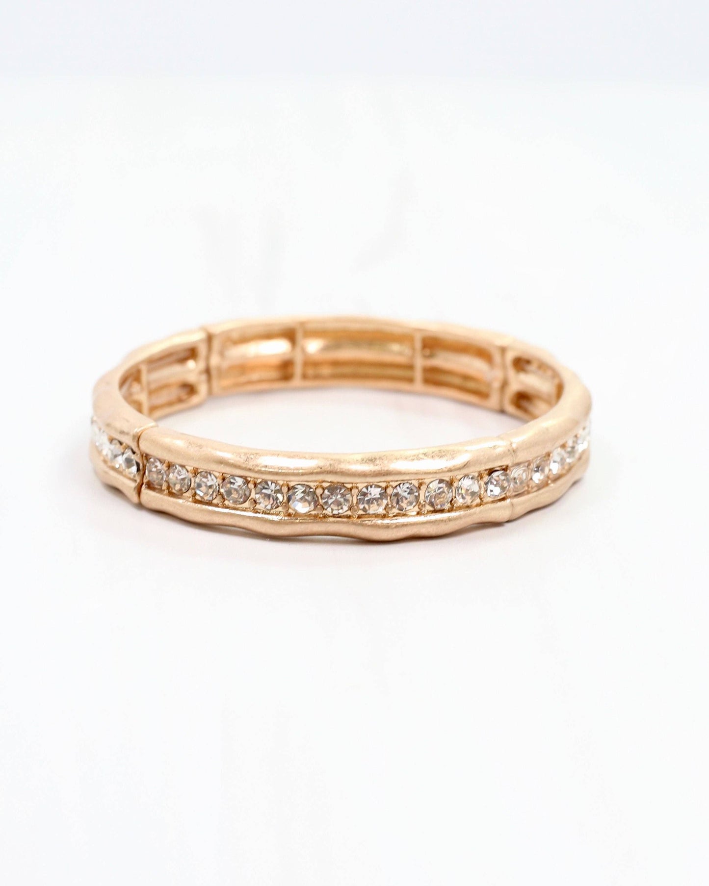 Katarina Stretch Bracelet Worn Gold