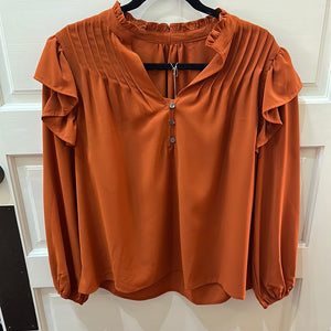 Burnt Orange Blouse