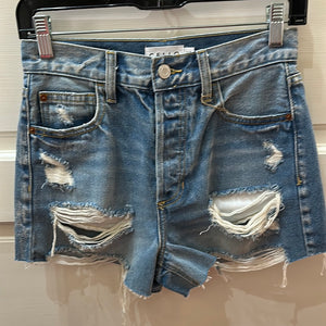 Light Wash Jean Shorts