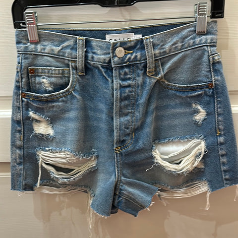 Light Wash Jean Shorts
