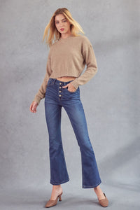 Kan Can High Rise Petite Bootcut Jeans