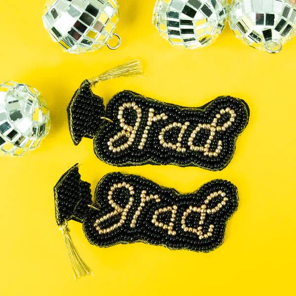 GRAD Seed Bead Earrings