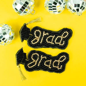 GRAD Seed Bead Earrings