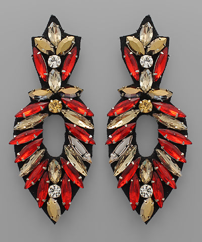 Marquise Bead Earrings