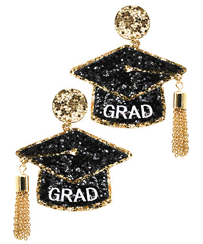 Graduation Cap Earrings