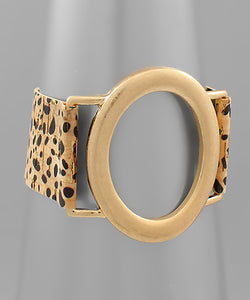 Cheetah Cork Bracelet